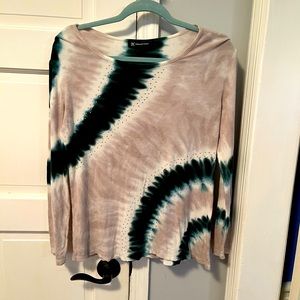 Tie dye look shirt